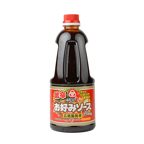 ミツワ　広島風激辛お好みソース　1160g
