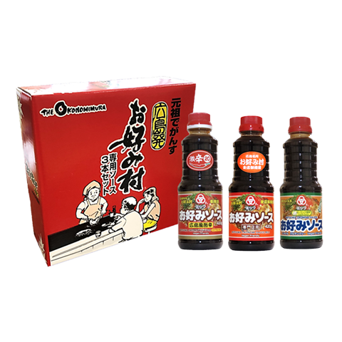 ミツワ　お好みソース三昧（ノーマル・激辛・ガーリック　各1本）